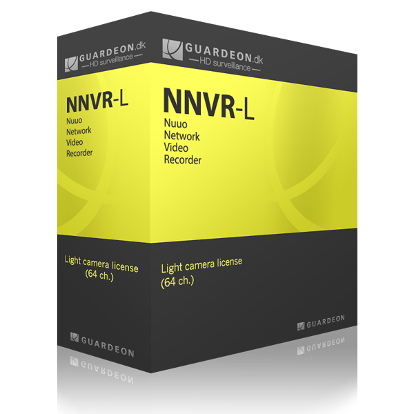 NNVR Light 64 CH. kamera licens 