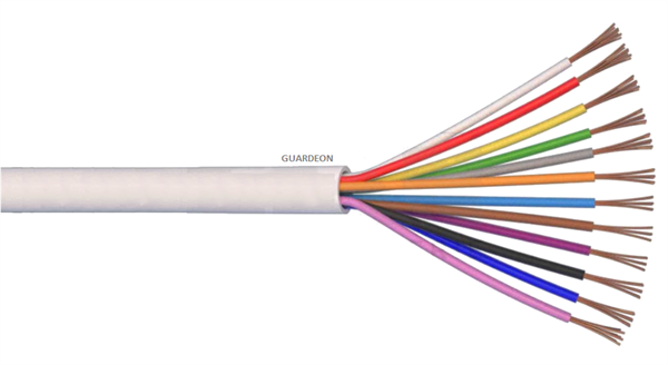 12 leder blød alarm kabel - 100m