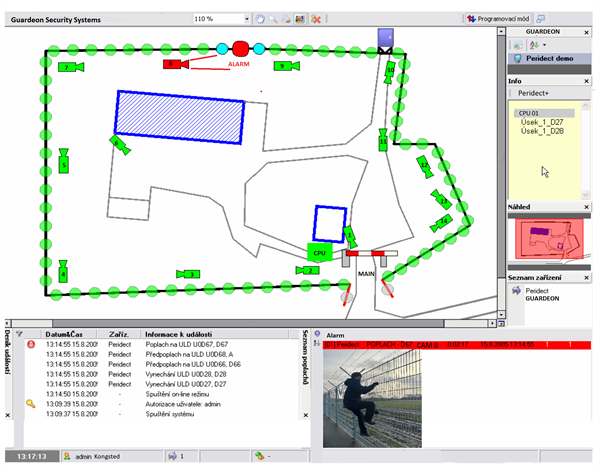 Peridect+ Hi security perimeter fence system GRADE 4