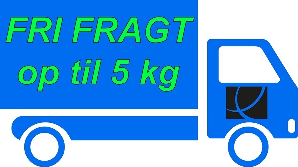 Fri fragt af op til 5 kg, for udvalgte kunder