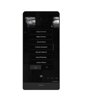 GPV-B300SMMF SORT 2 leder bus samt IP multibruger dørtelefon, app, kortlæser