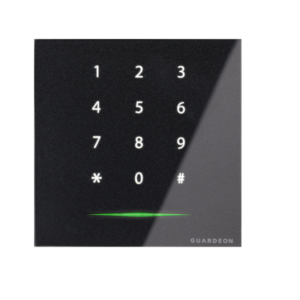 Prestige glas kodetastatur med multilæser (sort)