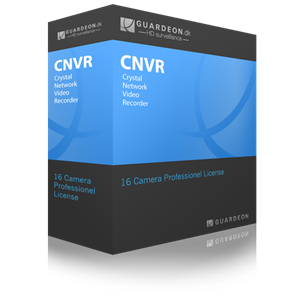 CNVR Professionel           16/stk. kamera licens